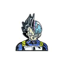 1 pieza de broche personalizado de moda con animación de dragón de bola de fuego súper saiyan Vegeta, accesorio de moda para bolso, adecuado para uso diario o como regalo