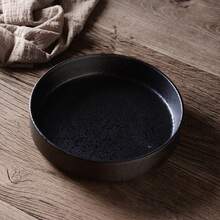 1 pieza Vajilla elegante de estilo europeo y japonés resistente a temperaturas, plato de cena occidental de cerámica vintage, fuente redonda para cazuela, bandeja de hornear creativa, plato para ensalada, de alta calidad