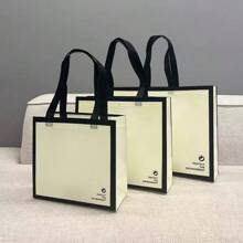 15pcs/ Non-Woven Fabric Clothing Store, Clothing Packaging Bag, Shopping Shopping Gift, Hand-Held Bag Summer Cooling,Beach,Travel