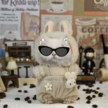 [Clothes Only] Interchangeable Summer Suspender Pants Outfit Clothes For 1st & 2nd Gen Plush Doll - Multicolor - View 4