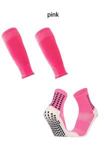 男孩和女孩的返校礼物，青少年运动腿套套装，儿童足球腿套，青少年防滑足球健身腿套，适合训练、户外、耐磨，适合 8-12 岁男孩和女孩 - 彩色 - 查看 16