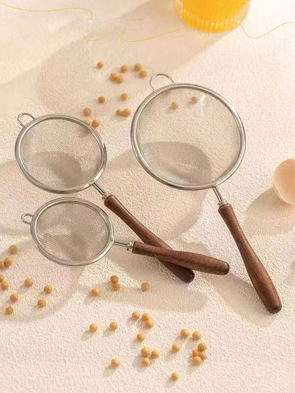 Tamizador de harina de cocina de acero inoxidable 304, colador de leche de soja, colador de malla fina, accesorio de procesador de alimentos para bebé