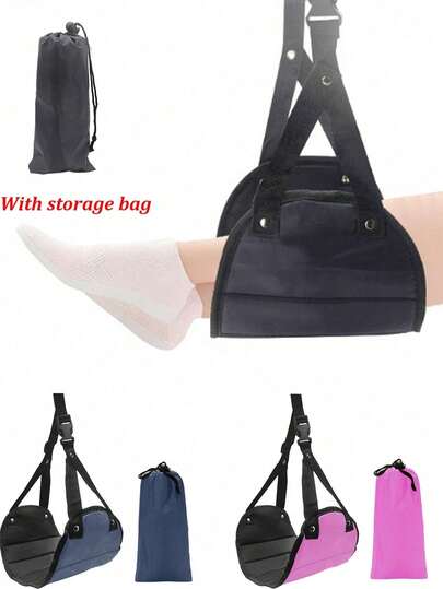 脚凳飞机脚凳采用优质泡沫制成便携式旅行脚凳随身携带脚凳可调节高度脚凳，脚凳办公室脚凳，飞机脚凳悬挂式脚凳吊床简易飞机脚凳，便携式可调节旅行带学校用品学校用品学生用脚凳旅行枕旅行脚凳腿凳旅行休息垫旅行休息产品休息垫旅行休息产品