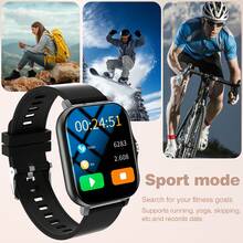 Smartwatch, Wireless Calling/Dialing, Multi-Sport Mode, Call Reminder And Rejection, Message Reminder View, Multiple App Reminders, Suitable For Men And Women, Outdoor Sports Watch, Custom Wallpaper, Suitable For Android/IOS - Nhiều màu - Xem 8