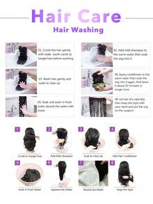 Human Hair Messy Bun Extension Tail 1PC Messy Hair Bun Hair Scrunchies Extension With Fringe Curly Wavy Chignon For Women Wedding Tousled Updo Hairpiece Light Brown - S27 - View 9