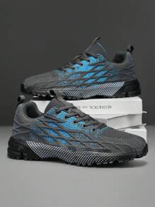 GNVA Men's Lace-Up Casual Running Sneakers, Breathable Non-Slip Sports Shoes, Versatile & Travel Footwear