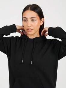 brave soul 经典黑色连帽卫衣 - 黑色 - 查看 4