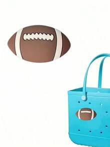 Baseball Theme Bag Charms, Sports Accessory Compatible With Bogg Bags, Simply Southern Tote Decoration, Handbag & Beach Tote Insert, Sporty Stylish Accent Rubber Beach Bag Holiday Essentials Beach Bag Summer Travel Essentials Holiday Essentials - Multicolor - View 4
