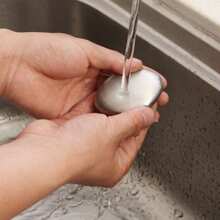 1 Piece Magic Cleaning Soap - Stainless Steel Oval Soap, 304 Stainless Steel Soap Deodorizing Soap Oval Hand Soap Deodorizing Metal Soap Kitchen Small Tool For Removing Hand Odor And Garlic Fish Smell