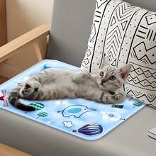 可洗狗狗降温垫冰丝降温垫狗狗宠物自降温垫毯狗狗降温垫适用于室内外汽车座椅凝胶冰垫帮助狗狗和猫咪降温（使用前放入冰箱冷冻10-30分钟，降温效果更佳。）