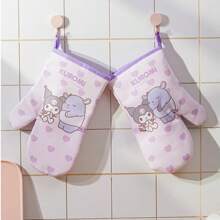 Sanrio 1PC Sanrio Genuine Cartoon Kitchen Utensils, Heat-Resistant Oven Gloves, Suitable For Microwave Ovens And Kitchens, Christmas, Thanksgiving, Birthday Gifts - Holiday Gifts - Kitchen Essentials