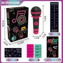 Grab The Mic - The Karaoke Party Game For 2-10 Players, 250 Lyric Cards, Pink & Black Microphone Design, Ideal For Family Game Nights & Birthday Parties, Family Entertainment|Playful Desig