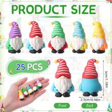 25/10/5 Stücke Mini Zwerg Figuren Micro Zwerge Fee Geschenk Statuen Figuren für Landschaft Außenbereich Terrasse Garten Frühlingsfest Party Dekoration, Geburtstagsgeschenk, Ostern Weihnachtsdekorationen, Muttertagsgeschenke