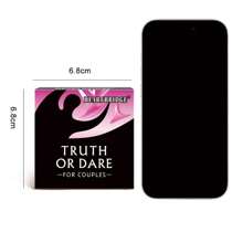 1PC Couple Bedroom Fun Card Games, Tabletop Games, Sex Games, Sex Toys, Exciting Truth To Heart Adventure Challenges, Romantic Valentine's Day And Christmas Gifts For Partners, Perfect For A Perfect Date Night | 50Cards|