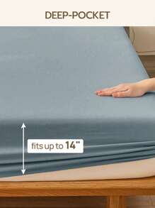 4 Stück/Set [100% Baumwolle] Bettwäsche-Set, pflegeleicht, leinenähnliche Textur Bettwäsche-Set (1 Stück Spannbettlaken + 1 Stück Flachbettlaken + 2 Stück Kissenbezüge) Spannbettlaken Set King, Queen, Full, TWIN Größe, Tiefe Taschen bis zu 35 cm, atmungsaktiv für besseren Schlaf, einfacher Stil, Geschenk für Mutter, Vater, Freund