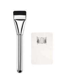 4pcs Foundation Tools: Foundation Brush, Foundation Palette, Foundation Sponge, Base Makeup Tools, Base Makeup Set. The Color Mixing Palette Has A Smooth, Bright, Clean, Easy-To-Clean Texture, With Dull Edges, No Rust, And No Deformation. It Can Be Quickly Cleaned With A Wet Wipe Or Water And Can Be Over And Over Again. The Material Is . Suitable For Mixing Foundation, Eyeshadow, Mascara, Lipstick And Nail Polish, Suitable For Both Professionals And Non-Professionals. 1pc/2pcs/3pcs/4pcs