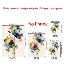 3pcs/Set Wooden Framed Canvas Posters,Botanical Abstract Wall Art,Modern Art,Celebration Of Love, Romantic Couple Painting, Flowers, For Living Room, Bedroom, Kitchen, Dining Room, Classroom Decor, Office,Wall Art, Wall Decoration, Room Decoration, Perfect Gift For Art Lovers & Home Decor Enthusiasts, Optional Frame ,Wall Art With Frame - Multicolor - View 16