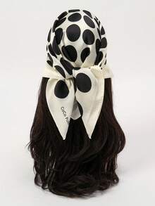 1pc New Style Bandana With Geometric Pattern & Striped Print Scarf/Headband - Multicolor - View 8