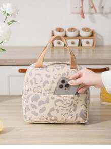 1 szt. Nowa torba na lunch, torba termiczna, pudełko bento, torba piknikowa, torba na lunch z folii aluminiowej, wodoodporna torba na lunch dla pracowników biurowych i uczniów szkół