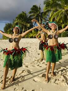 1 pièce - Soutien-gorge de femme en noix de coco hawaïenne, marron, taille unique US, marron. Cette robe hawaïenne est douce et confortable. Et ce soutien-gorge en coquille de noix de coco est fait de coquille de noix de coco naturelle, chaque forme est unique, ajoutant de l'authenticité à votre tenue.