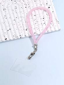 1pc/2pcs Flash Diamond Phone Hanging Rope With Gasket, Short Drilled Mesh Rope Pendant, Phone Case Hanging Decoration, Phone Chain, Phone Gasket, Luggage Keychain Hanging Decoration, Phone Hanging Rope Anti Loss - Multicolor - View 9