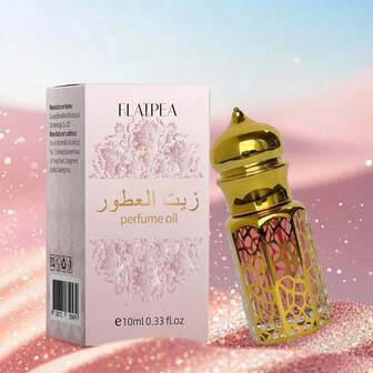 1pc/0.34 Fl.Oz. Vanilla Scented Middle Eastern Alcohol-Free Perfume With Tropical Fruit Aroma, Fresh, Natural, Long-Lasting, Travel Size, Great Gift