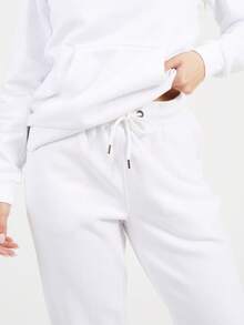 brave soul Classic Sweatpants, White - White - View 5