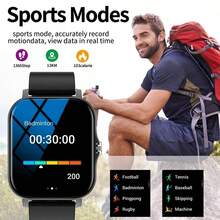 Smart Watch 1.83-Inch Full Screen Touch Fitness Tracker, Sports Wireless Call/Dial, Message Reminder Date Alarm Compatible With Android/Ios Unisex - Gold - View 5