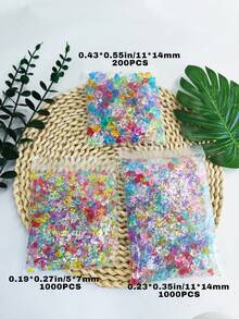 Acrylic Crushed Ice Cubes, Fake Crystal Plastic Ice Cubes, Diamond Gemstones, Fish Tank Decorations For Vase Fillers, Home Decor, Tabletop Scattering, Events, Weddings, Arts And Crafts. - Multicolor - View 10