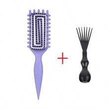 2025 Latest Curl Defining Brush For Curly Hair, Vented Hair Brush, Curly Hair Brush Defining, Define Styling Brush For Curly Hair, Shaping And Defining Curls For Women Designed By Candybrush - Multicolor - View 8