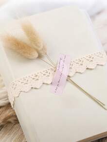 Beige Lace Ribbon 10 Yards Crochet Lace Trim Sewing Lace Crafts, Boho Trim Decorative Fabrics, Gift Wrap, Bridal Wedding Decor, Scrapbooking Supplies - Beige - View 8