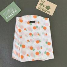 50pcs/Thick Four Finger Bag Fresh Small Accessories Hair Hairpin Earrings Plastic Packaging Bag Clothing Store Handbag Summer Cooling,Beach,Travel
