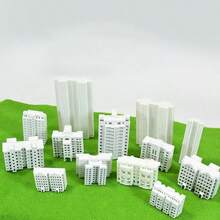 1pc High-Rise Building Model Material DIY Handmade Sandbox Scene House Apartment Office Building Suitable For Doll House Decor, Micro Landscape Decor, Potted Plant Decor - Multicolor - View 10