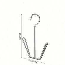 4 Peças Secador de Sapatos, Cabides de Sapato de Aço Inoxidável para Uso Doméstico, Cabides de Sapato de Aço Inoxidável - 2/4 Pacotes, Suporte Economizador de Espaço de Metal com Ganchos para Organização de Armários, Construção de Metal Não Acabado, À Prova d'Água e Resistente à Ferrugem, Fácil de Montar, Acessório Versátil de Armazenamento de Calçados para Casa e Lavanderia, Primavera, Minimalista, Tops de Verão