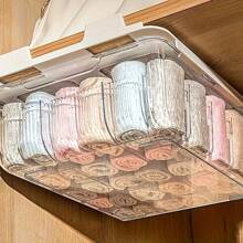 15 Grids Socks And Underwear Wall-Mounted Drawer Storage Box, Drawer Acrylic Storage Box Dustproof Storage Box For Socks And Underwear Tie