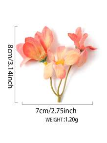 20 Pieces Silk Flowers Photography Props, Realistic Wedding Bouquet, Bulk Artificial Flower Heads, Floral Wreath Made Of Synthetic Silk Flowers, Random Assorted Faux Flowers