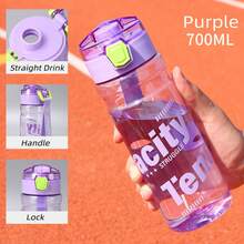 700ml Sports Water Cup Plastic Outdoor Cycling Gym Travel Drinks Mugs Clear Leakproof Drinking Bottle - Multicolor - View 7