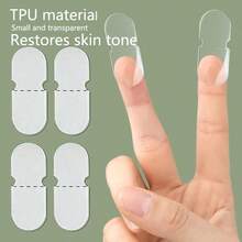Pegatina para elevación de orejas, cinta cosmética de silicona transparente y sin dolor para corregir las orejas, protege el lóbulo de la oreja, soporta la elevación de las orejas y crea un rostro en forma de V natural - transparente - Ver 5