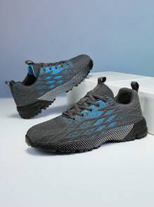 GNVA Men's Lace-Up Casual Running Sneakers, Breathable Non-Slip Sports Shoes, Versatile & Travel Footwear