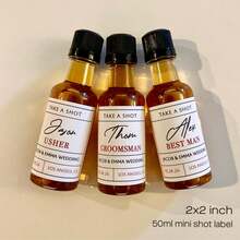 Groomsman Gift, Groomsman Proposal Box Label, Customized Whiskey Label, Groomsman Gift, Groomsman Gift, Usher Gift, Customized Liquor Label - Champagne Labels - View 2