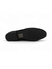 Women's Comfort Woven Loafers - Black - View 5