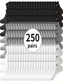 250/200/150/100/50/40/30/20/15/10/5/3/2/1Pair Of Men's Breathable Sports Socks, High Stretch Outdoor Running Socks,Comfortable, Breathable, Anti-Smelling And Antibacterial Socks Are Suitable For Everyday Life