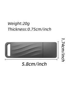 Lenovo Highly Compatible USB Flash Drive, Plug And Play USB3.0 Interface, High-Speed Reading And Storage Of Data, Compact And Portable, Easy To Store And Carry, Multiple Capacities For You To Choose - Grey - View 3