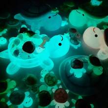 One Glowing Large Turtle + 15 Small Turtles, A Decorative Glowing Large Turtle, A Storage Box Shaped Like A Big Turtle, Detachable Turtles, Uniquely Designed Handicrafts And Party Gifts, Holiday Presents.
