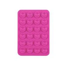 Silicone World Square Silicone Mobile Phone Fixing Suction Cup Car Mounted Bracket Phone Case Universal Anti Slip Suction Cup