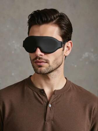 1 stuk 3D slaapmasker, zacht verduisterend slaapmasker, ademend reisoogmasker voor het slapen