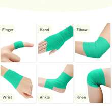 12pcs Self-Adhesive Bandages, 2 "X 5 Yards Non-Woven Adhesive Bandages, Sports Stretch Bandages And Veterinary Wound Adhesive Bandages, Animal Colored Neon Sports Wristbands, Waterproof, Suitable For Running Sports, Fitness Equipment Gym Accessories