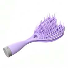 1 pettine lungo in materiale plastico durevole, spazzola per capelli, spazzola arricciante, portatile e leggero per capelli lunghi da donna, può pettinare e massaggiare il cuoio capelluto, adatto per capelli asciutti e bagnati, gratuito
