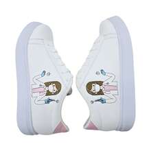 Women Casual Shoes - 白色 - 查看 3