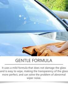 1PCAutomobile Glass Oil Film Remover, Glass Film Remover, Automobile Windscreen Glass Oil Film Remover, Suitable For Automobiles And Homes, Removes Coatings And Restores The Clarity Of The GlassCar Fuel Spray Cleaner And Stain Removal Series - Multicolor - View 5
